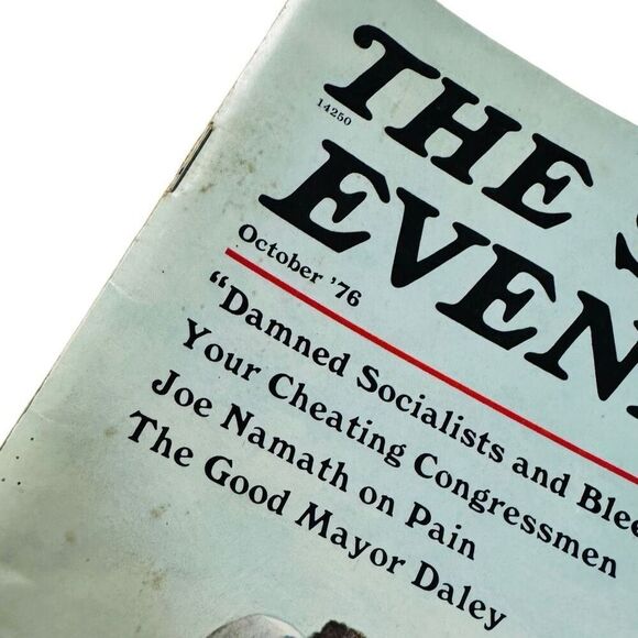 Saturday Evening Post  Special Football Issue Joe Namath /College Teams 1976 - Picture 3 of 6